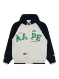 AAPE BY *A BATHING APE® Moonface raglan hooded jacket - Blue