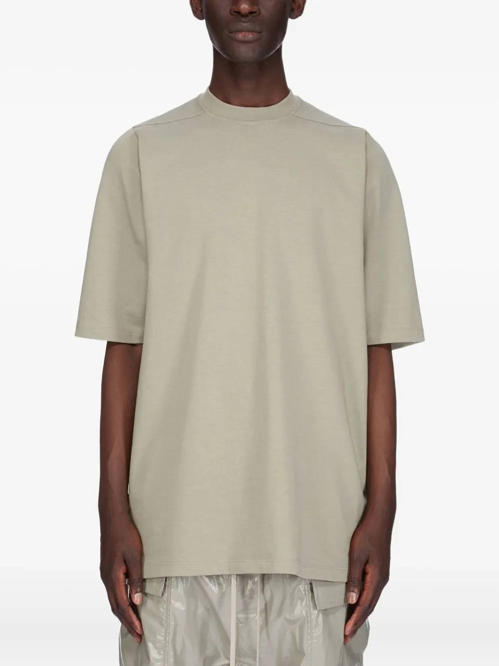 Rick Owens Jumbo Short-sleeve T-shirt In Brown
