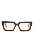 Off-White square-frame sunglasses - Brown