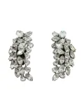 Jennifer Gibson Jewellery 1980s Iradj Moini crystal-embellished climber earrings - Silver