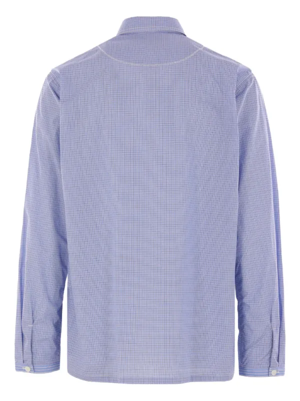 Junya Watanabe MAN パッチワーク シャツ | ブルー | FARFETCH JP