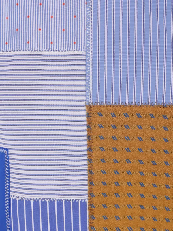Junya Watanabe MAN パッチワーク シャツ | ブルー | FARFETCH JP