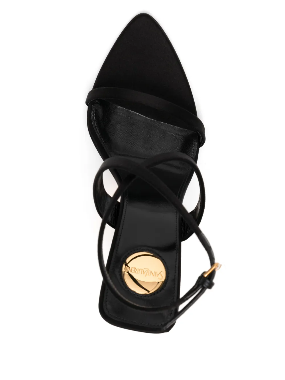 Saint Laurent 110mm Giqua sandals Black
