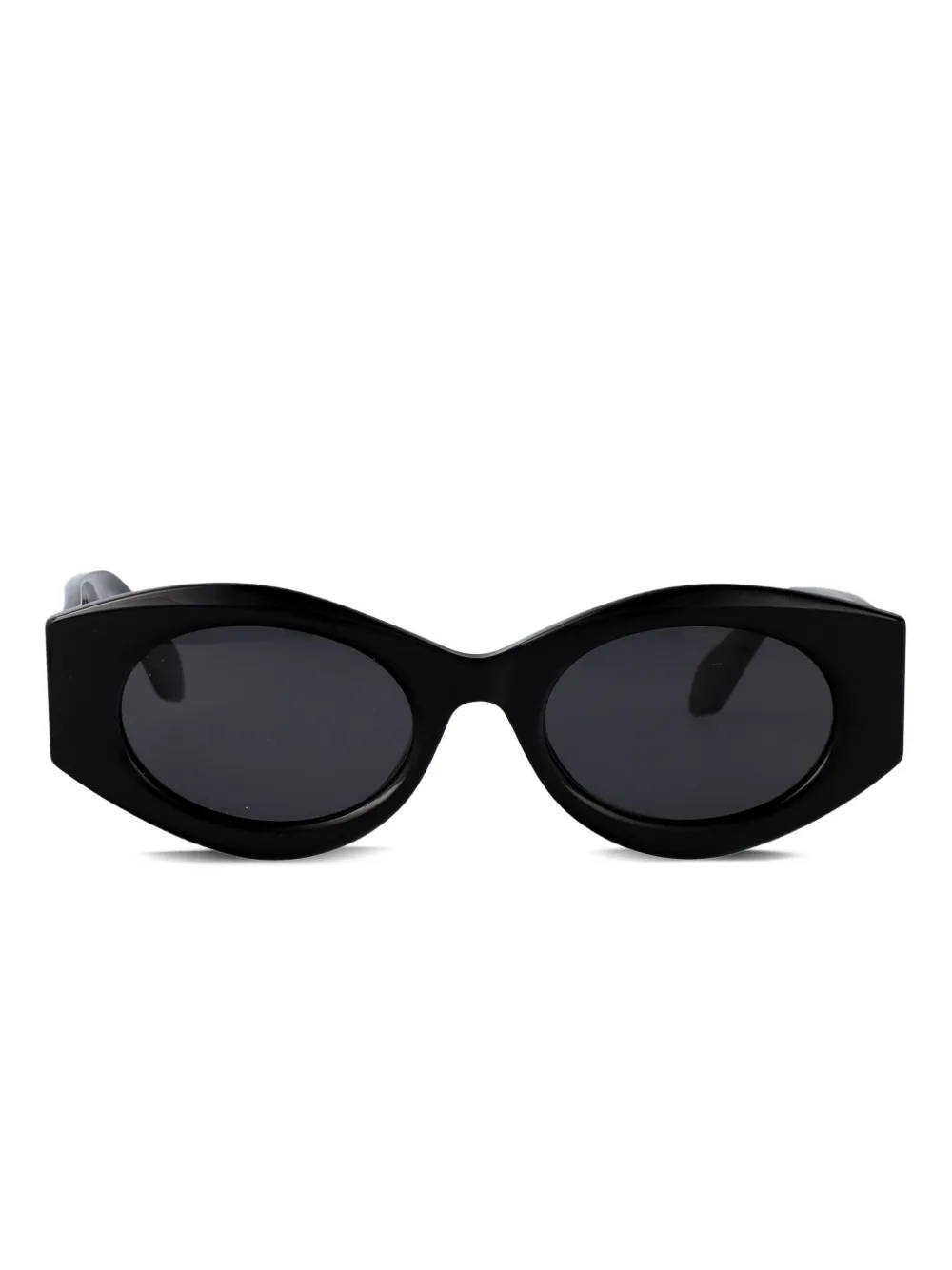 Alaïa oval-frame sunglasses | Black | Image 1