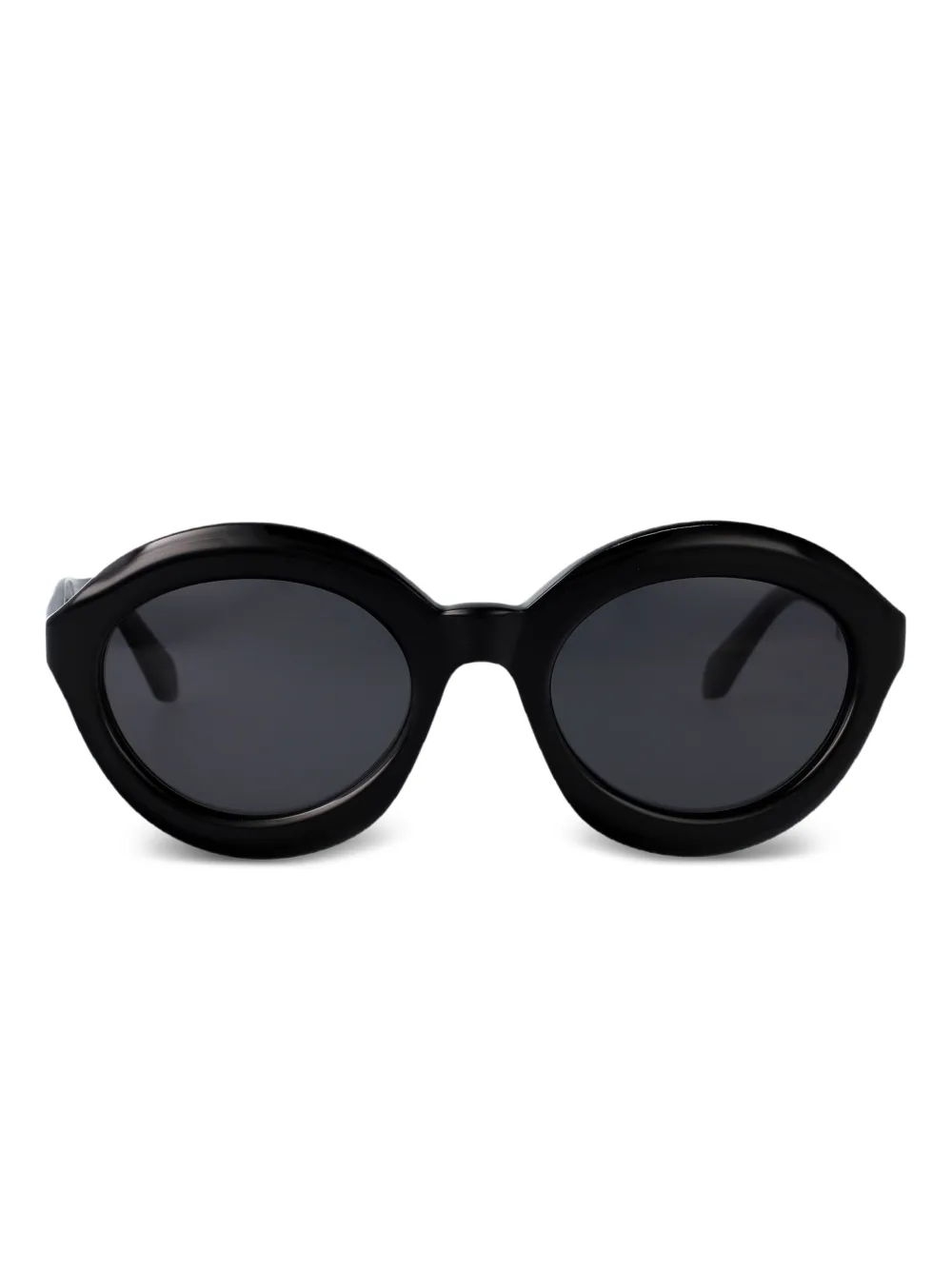 Alaia Eyewear Zonnebril met oversized ovalen montuur Zwart