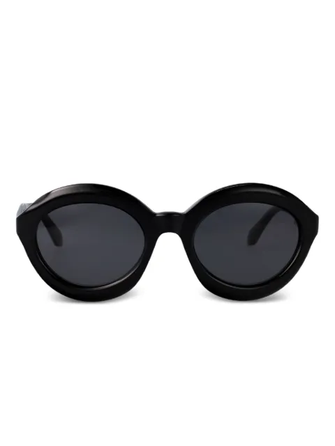 Alaïa lentes de sol con armazón ovala oversize