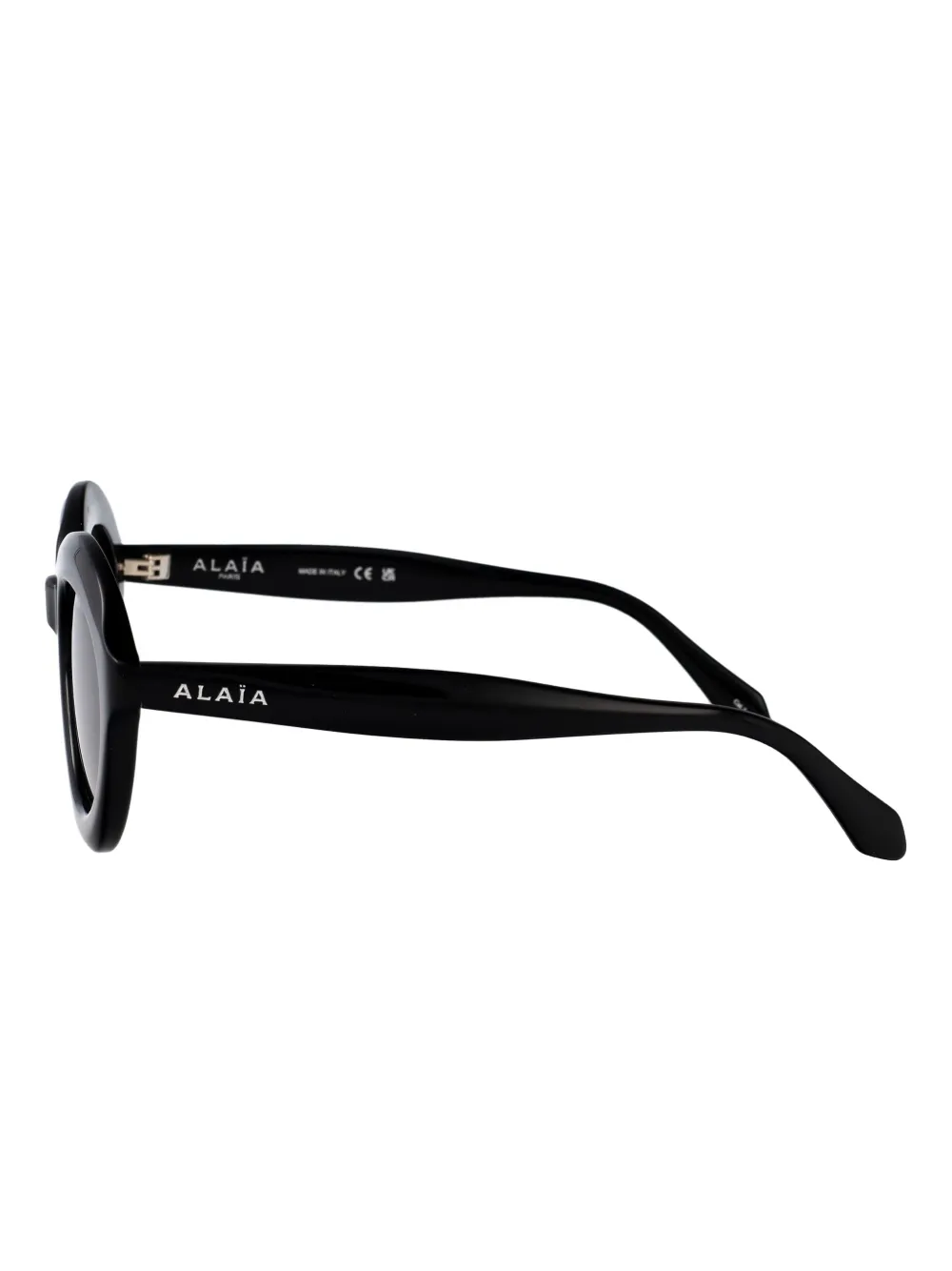 Alaia Eyewear Zonnebril met oversized ovalen montuur Zwart