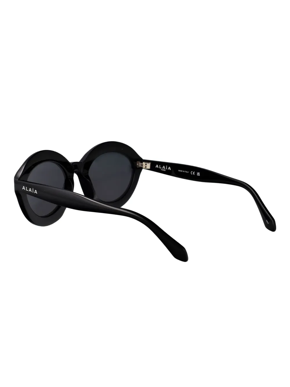 Alaia Eyewear Zonnebril met oversized ovalen montuur Zwart