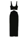 NISSA cut-out maxi dress - Black