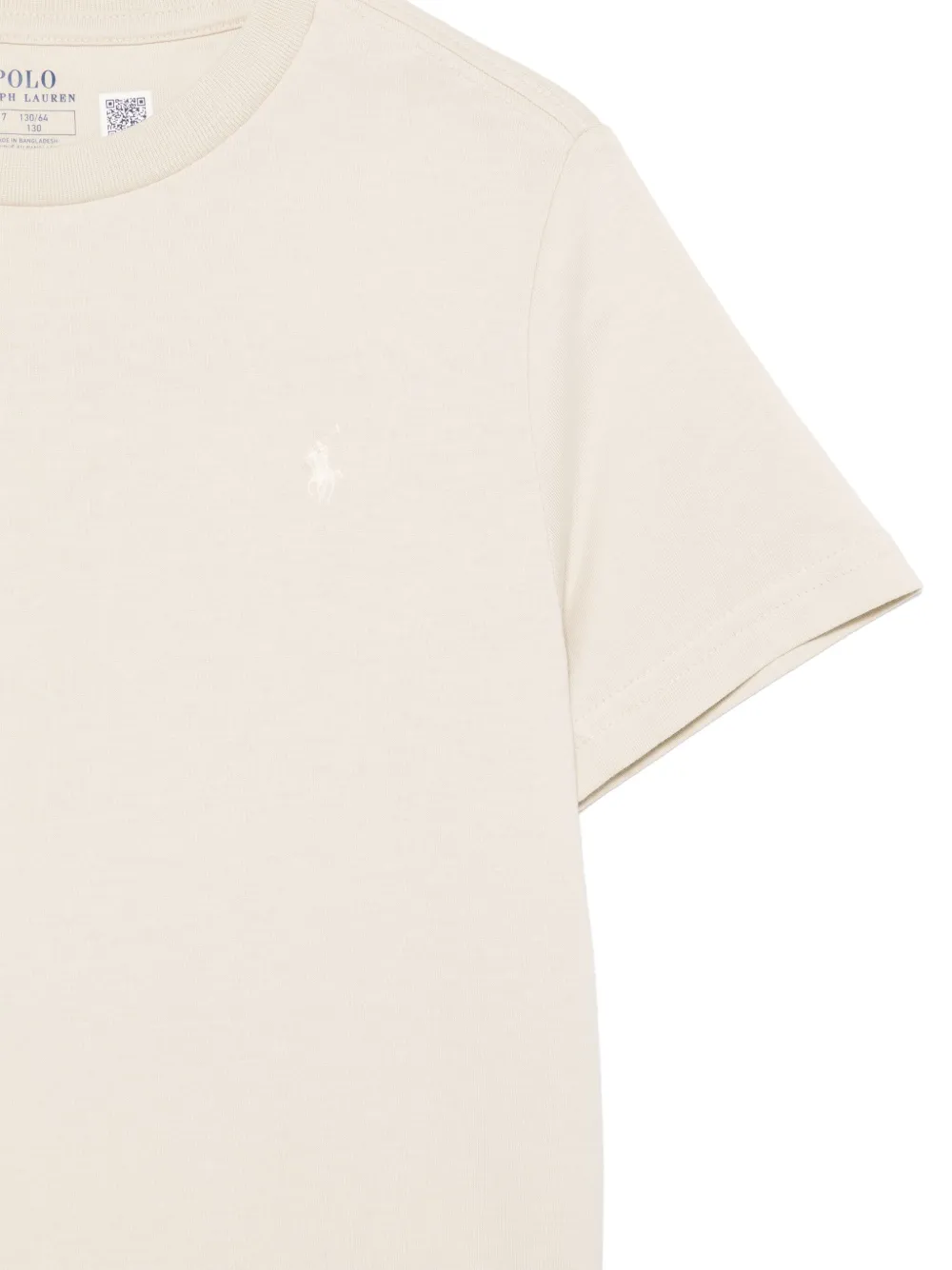 POLO RALPH LAUREN KIDS T-shirt met borduurwerk Beige