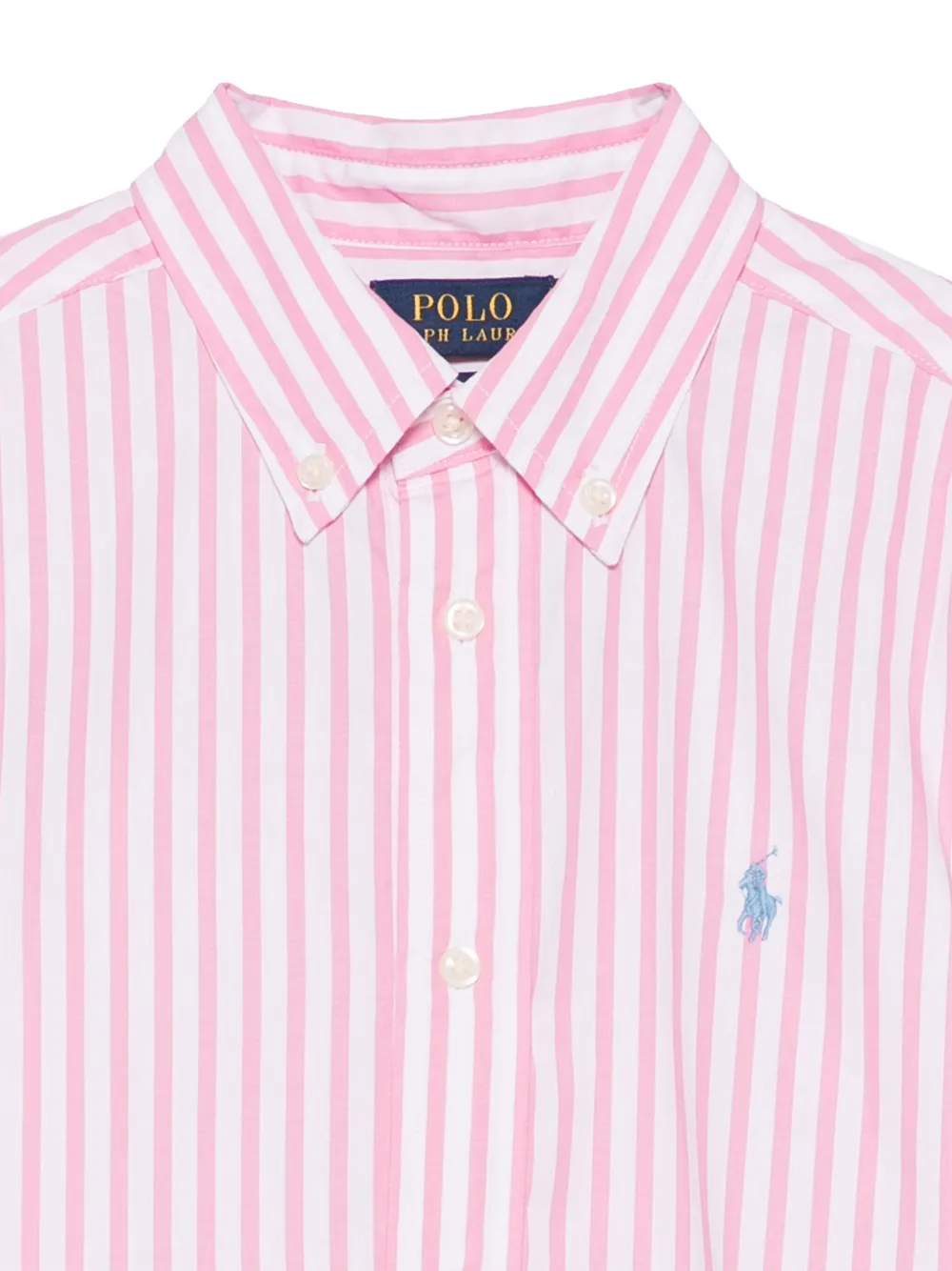 POLO RALPH LAUREN KIDS Shirt met borduurwerk Roze