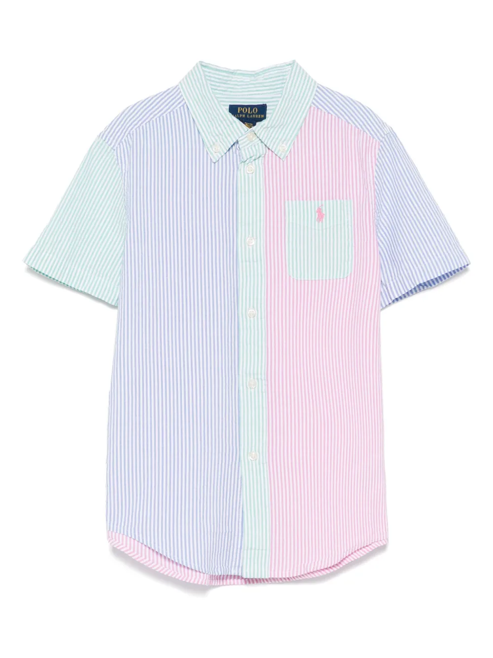 POLO RALPH LAUREN KIDS Shirt met borduurwerk Blauw