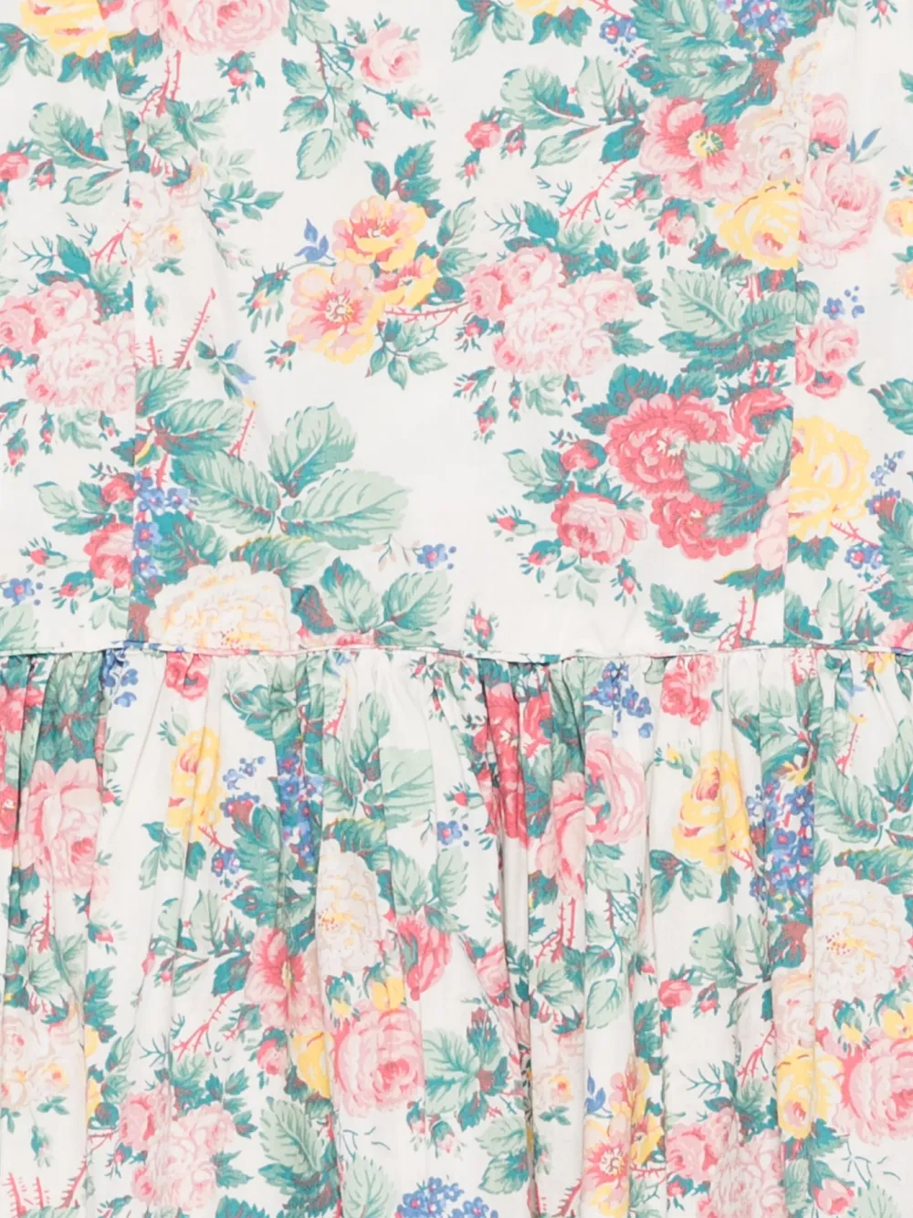 POLO RALPH LAUREN KIDS Jurk met bloemenprint Wit