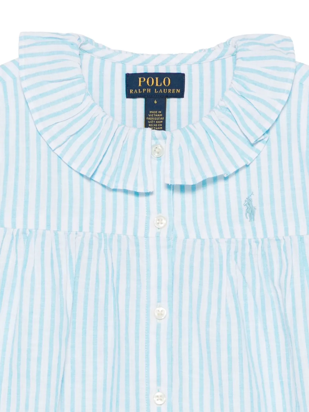POLO RALPH LAUREN KIDS Gestreept shirt Blauw