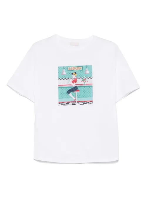 T-shirt à imprimé graphique - LIU JO - Modalova