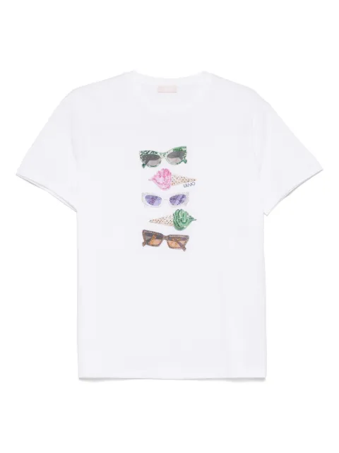 LIU JO sunglasses-print T-shirt