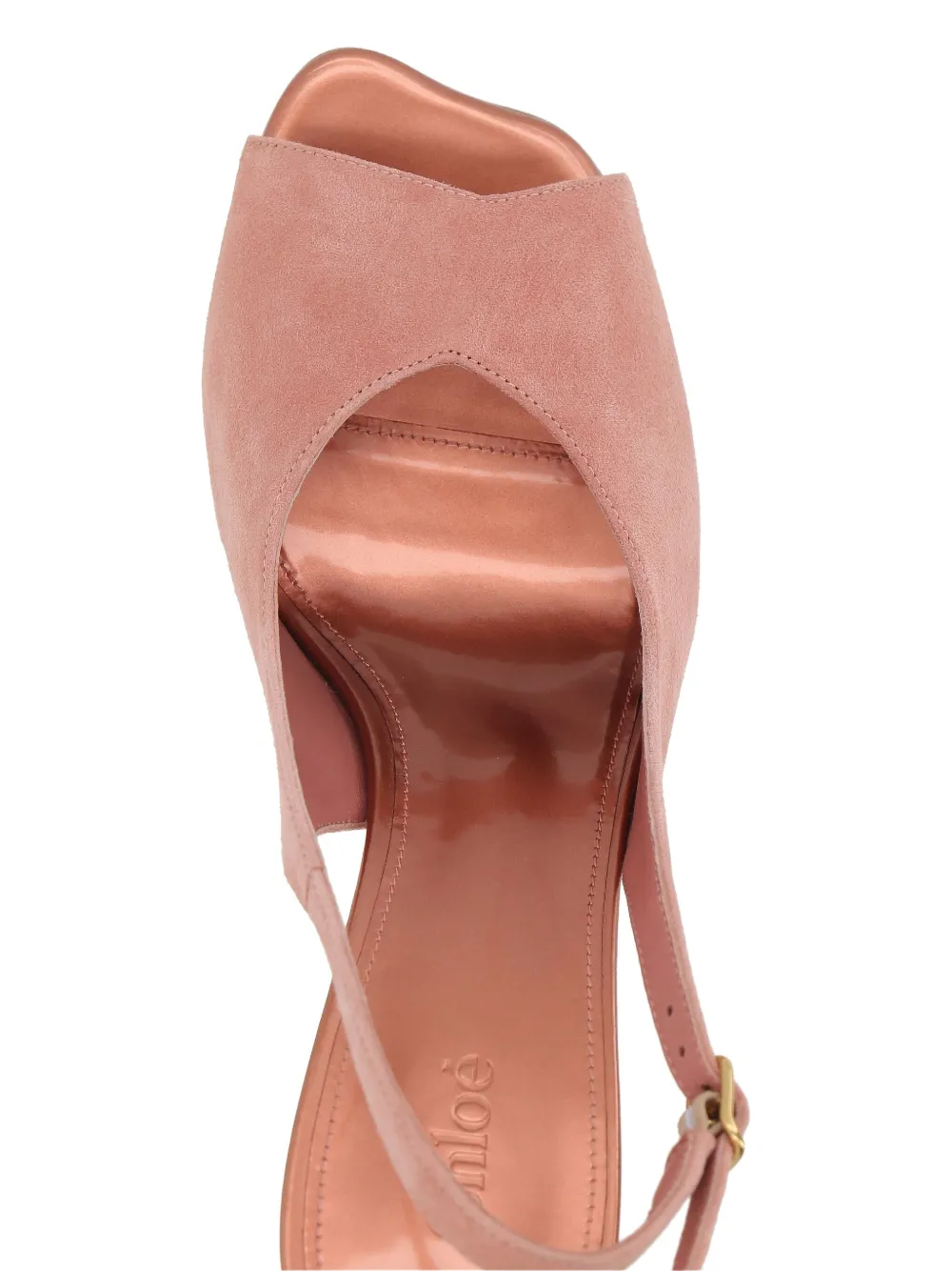 Chloé 95mm Flower sandals Pink