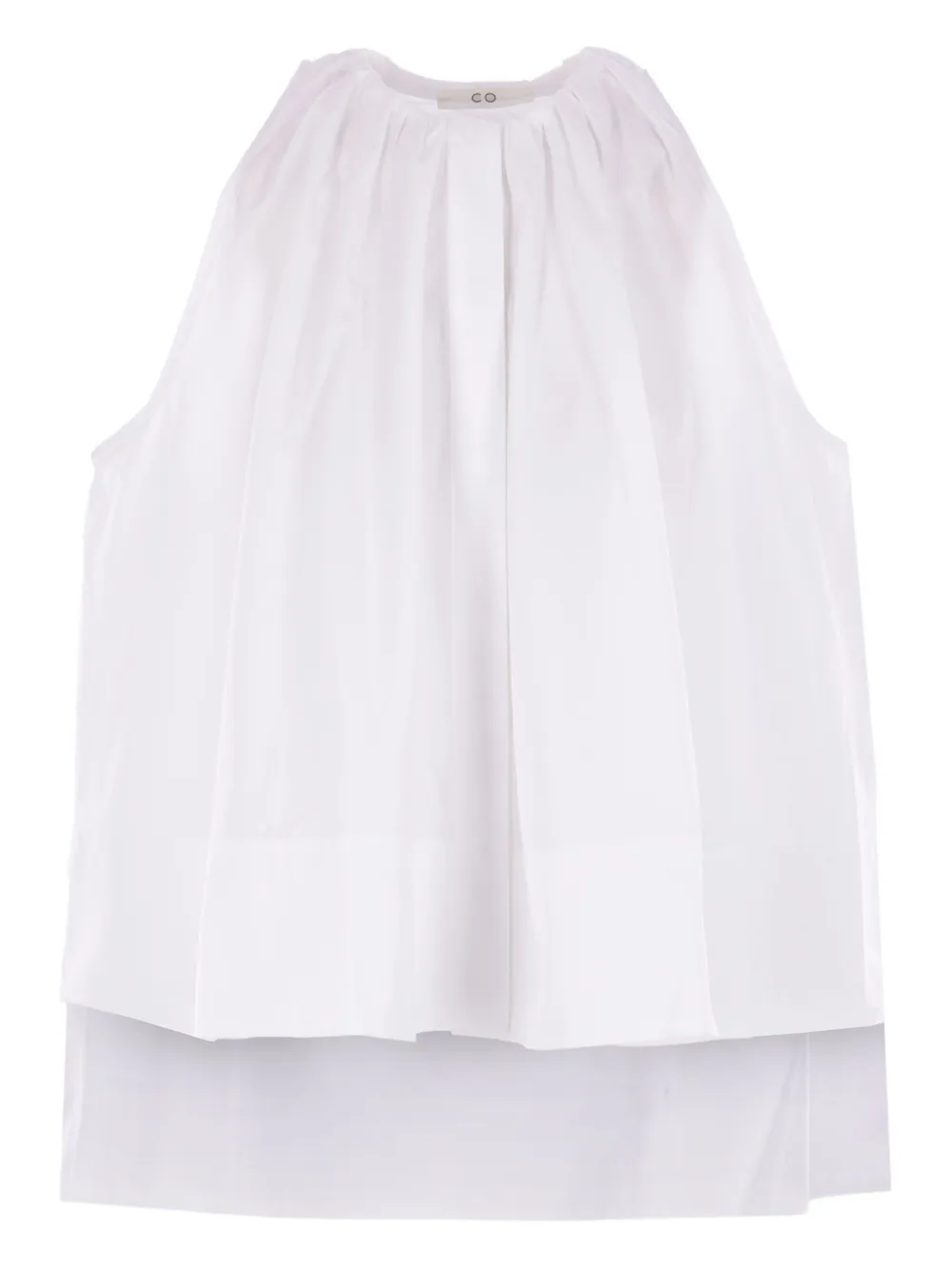 Co gathered-detailing top | White | Image 1