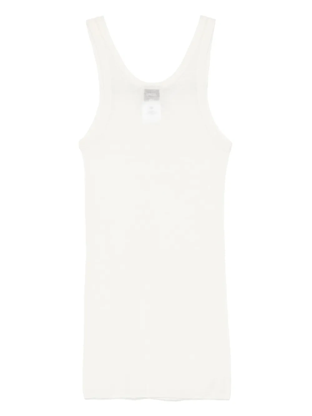 Alysi Fijngebreide tanktop Wit