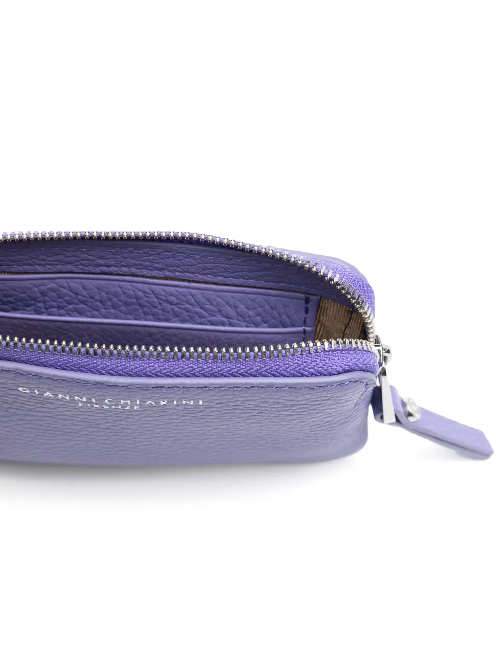GIANNI CHIARINI Leren portemonnee Paars