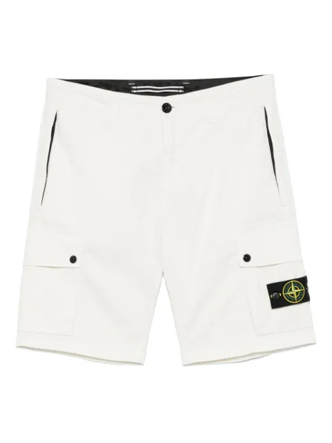 Stone Island Bermuda cargo com patch de bússola