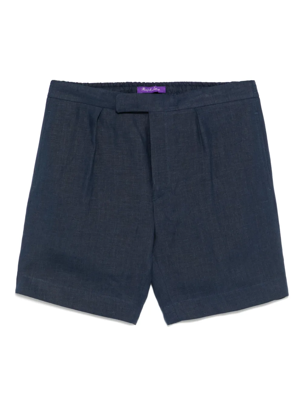 Ralph Lauren Purple Label short en lin | bleu | Image 1