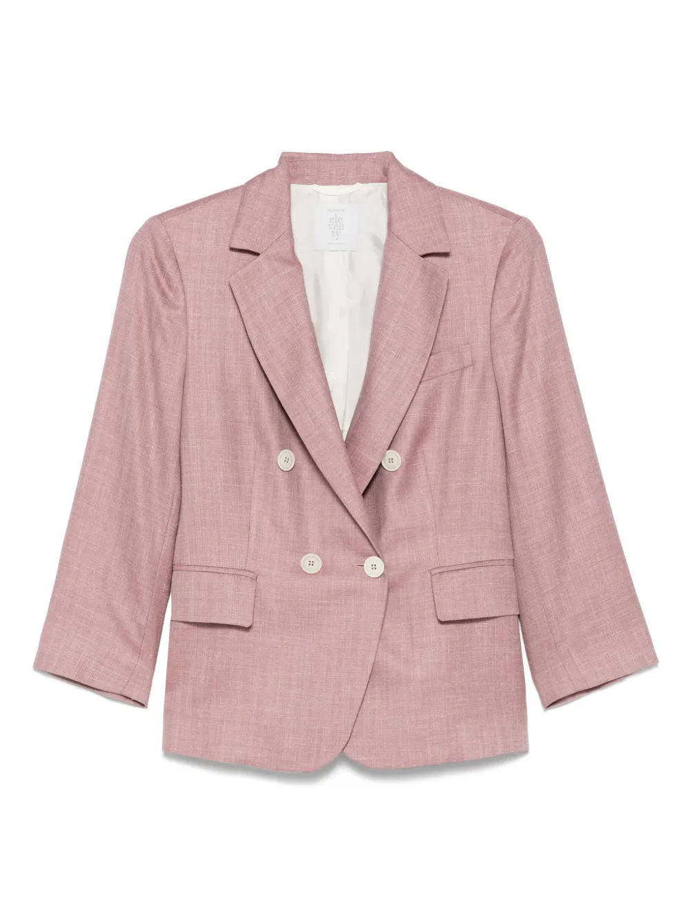 Eleventy double-breasted blazer | Pink | Image 1