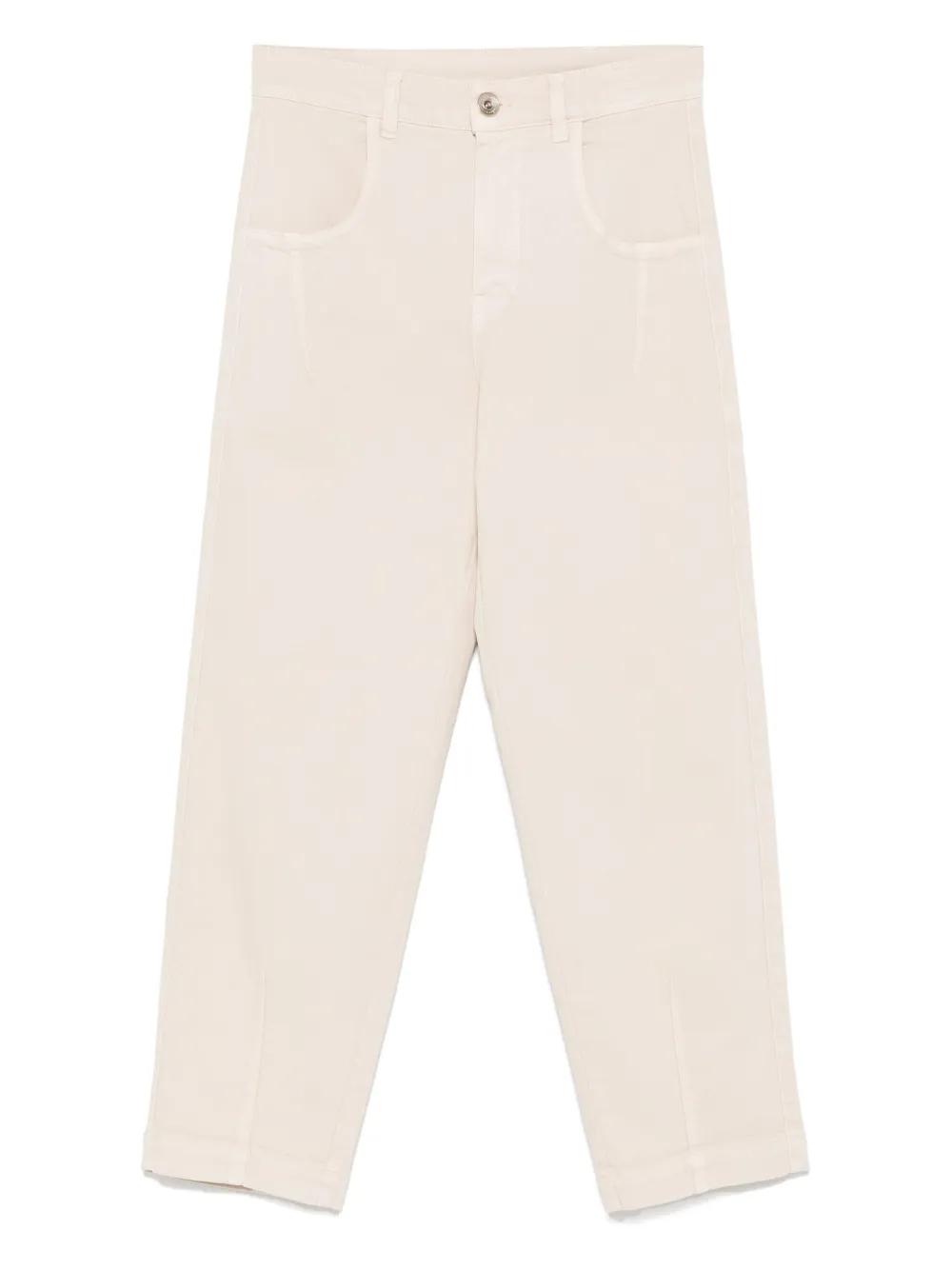 Eleventy zip-up trousers | Neutrals | Image 1