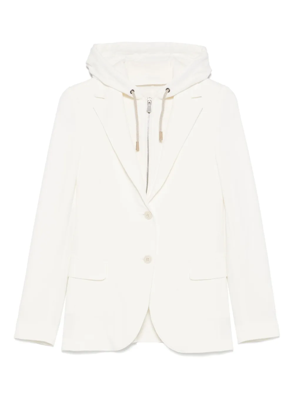 Eleventy blazer con capucha | blanco | Image 1