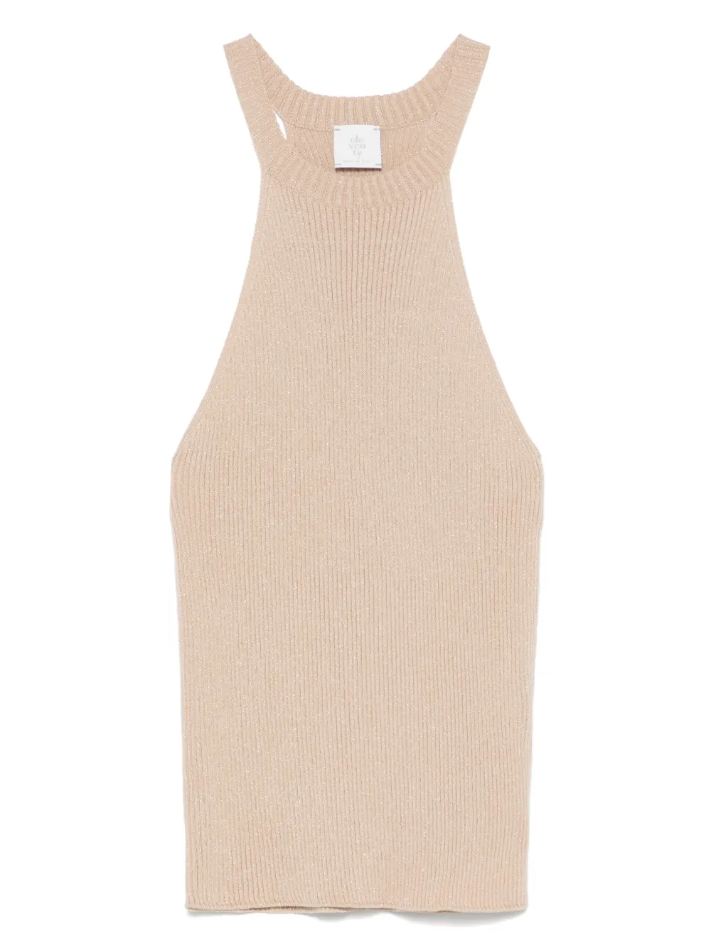 Eleventy Gebreide top Beige