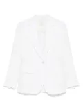 Eleventy linen blazer - White