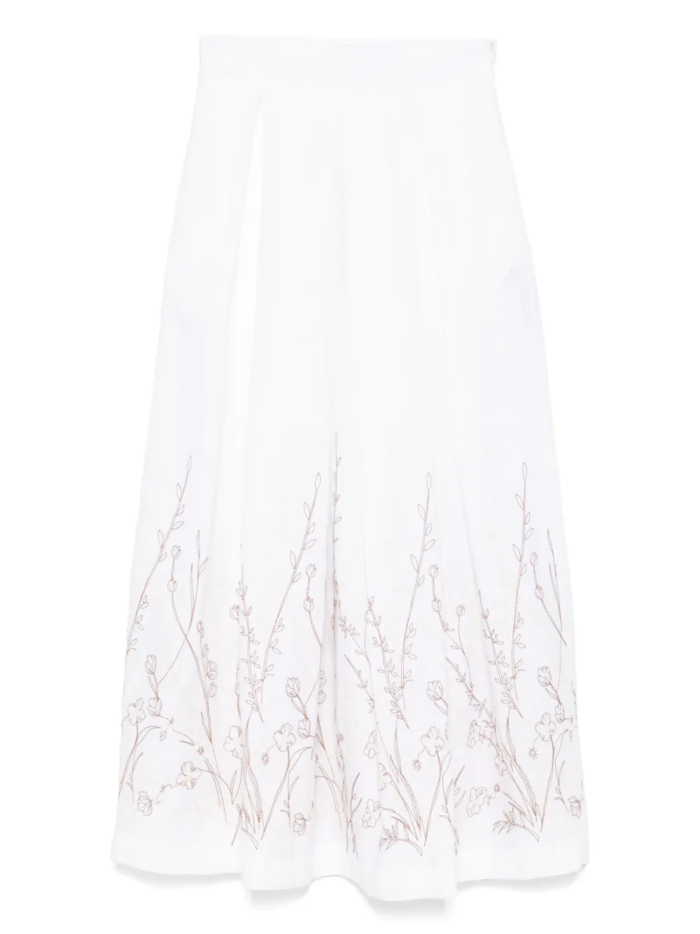 Eleventy embroidered maxi dress | White | Image 1