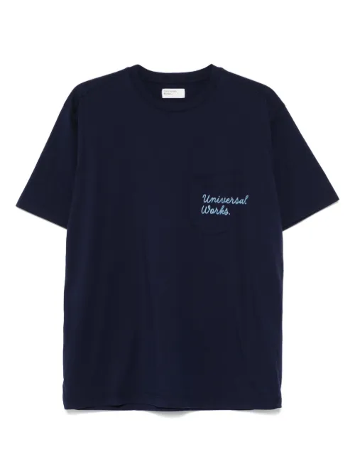 T-shirt à poche imprimée - Universal Works - Modalova