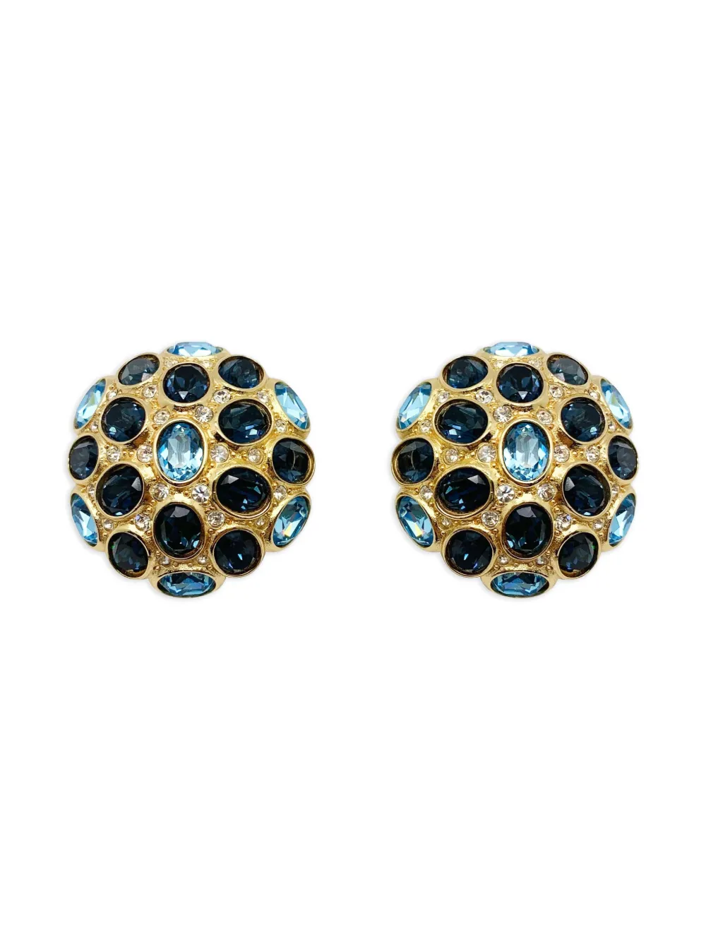 Christian Dior Pre-Owned pendientes Sapphire 1980 | dorado | Image 1