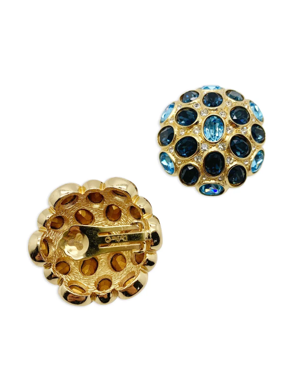 Christian Dior Pre-Owned pendientes Sapphire 1980 | Image 2