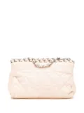 CHANEL Pre-Owned 2011 Mini Quilted Lambskin Chain Me tote bag - Brown