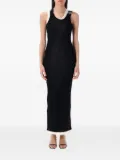 Jean Paul Gaultier ribbed cotton dress - Black