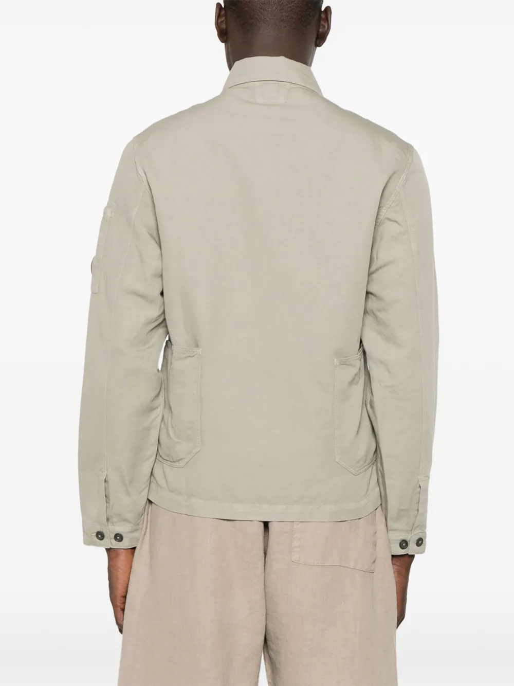 C.P. Company Shirtjack met Lens-detail Groen