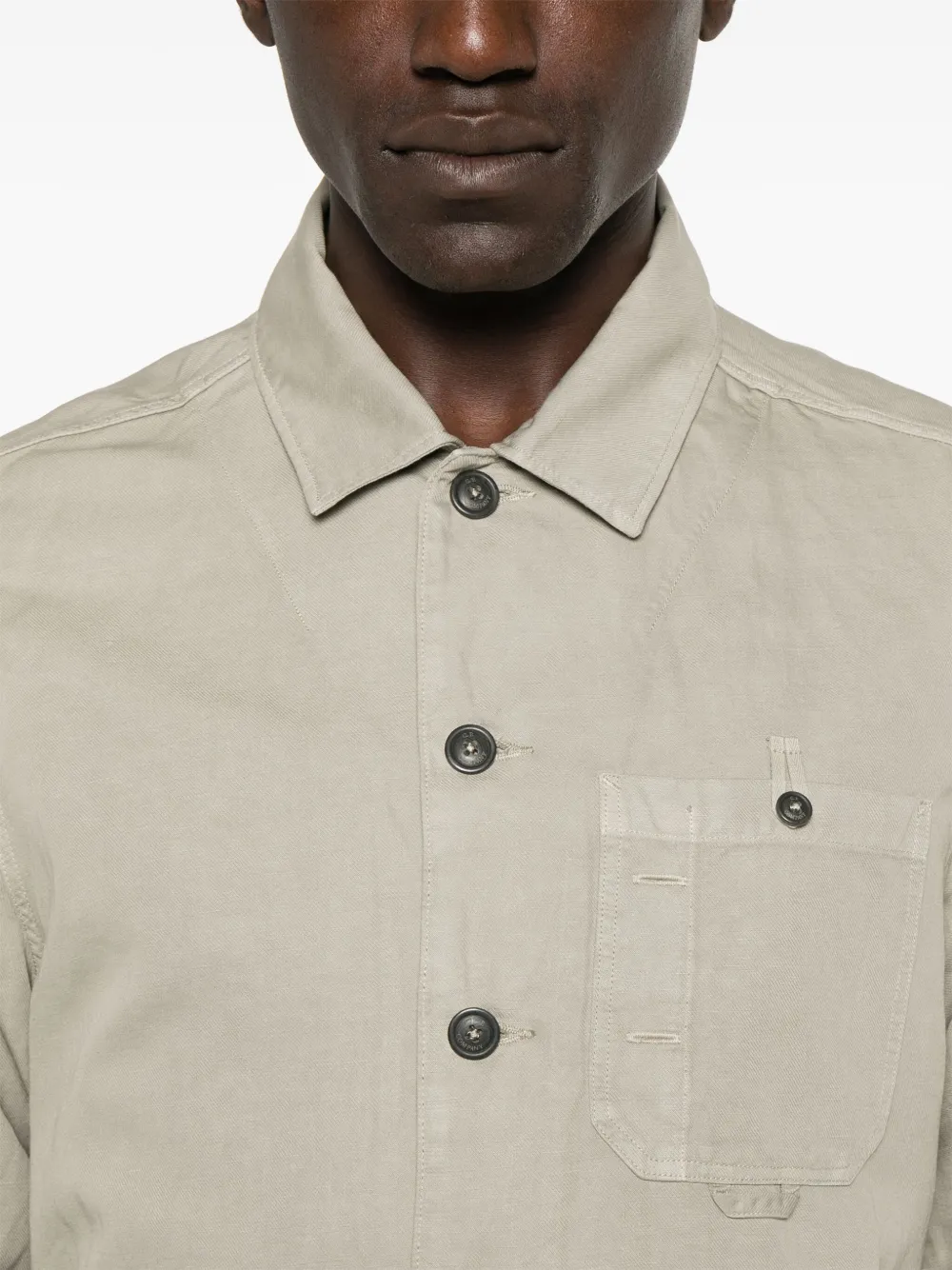 C.P. Company Shirtjack met Lens-detail Groen
