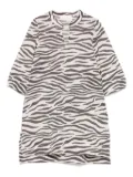 MC2 Saint Barth Kids zebra-print dress - Neutrals