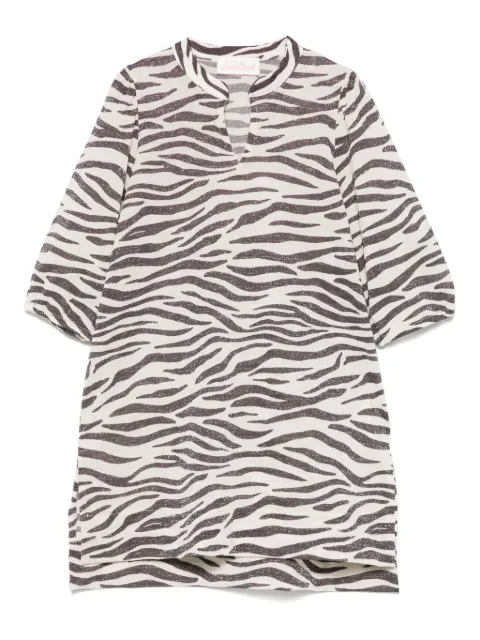 MC2 Saint Barth Kids zebra-print dress