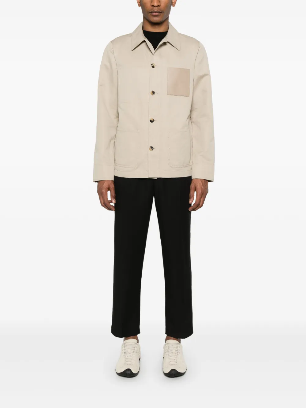 Jacob Cohën embossed-logo overshirt | Shirt Jackets | Image 2