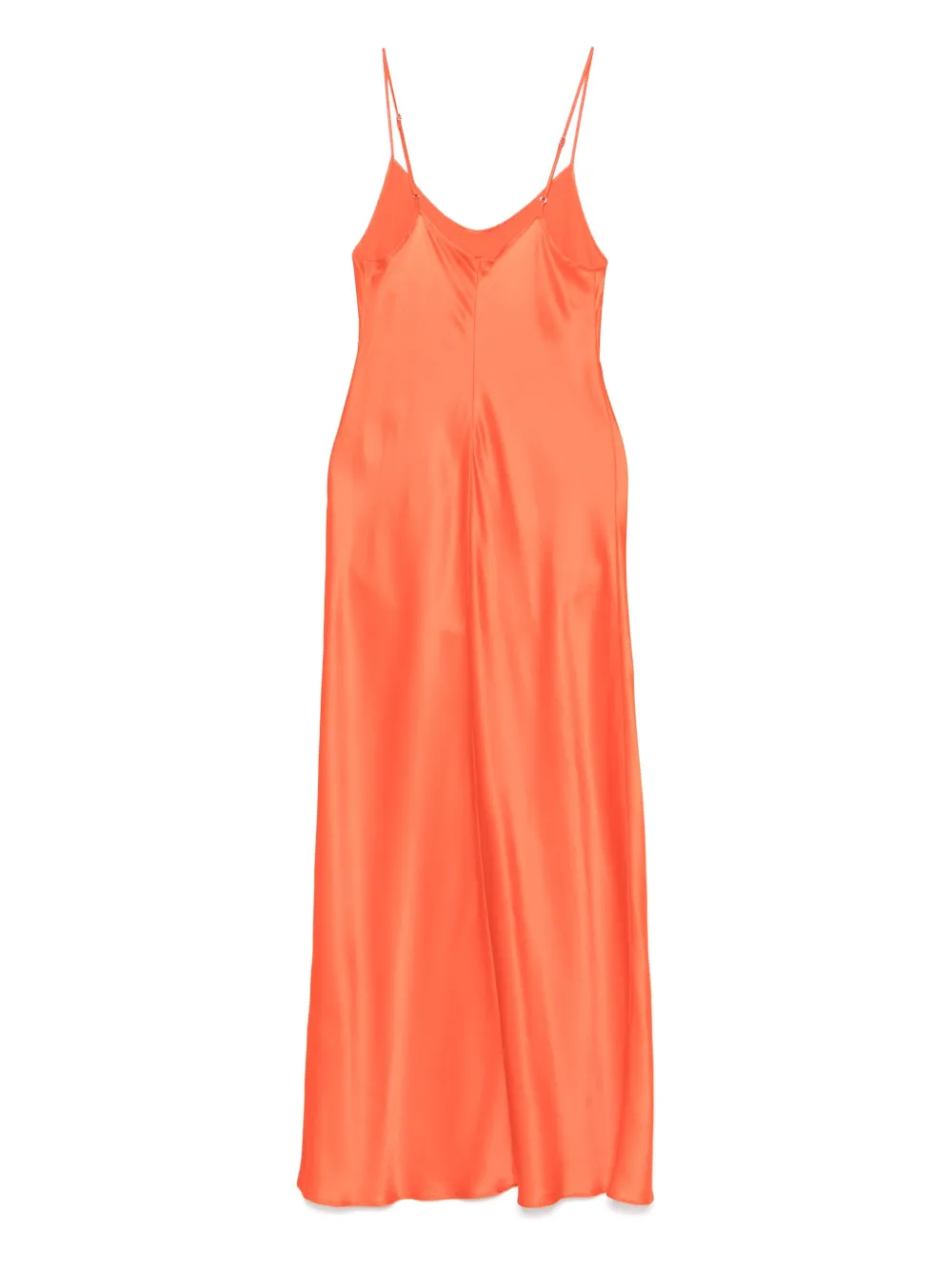 Roberto Collina satin slip dress - Oranje
