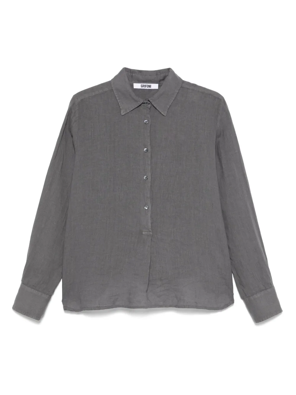 Grifoni camisa de lino | gris | Image 1