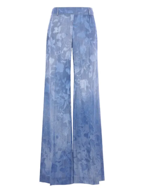 Ermanno Scervino pantalones palazzo con motivo floral