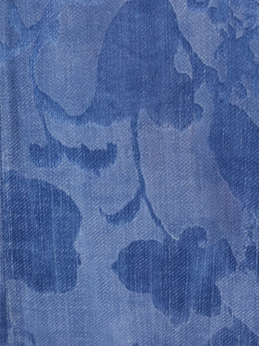 Ermanno Scervino Devorè palazzo broek met bloemenprint Blauw