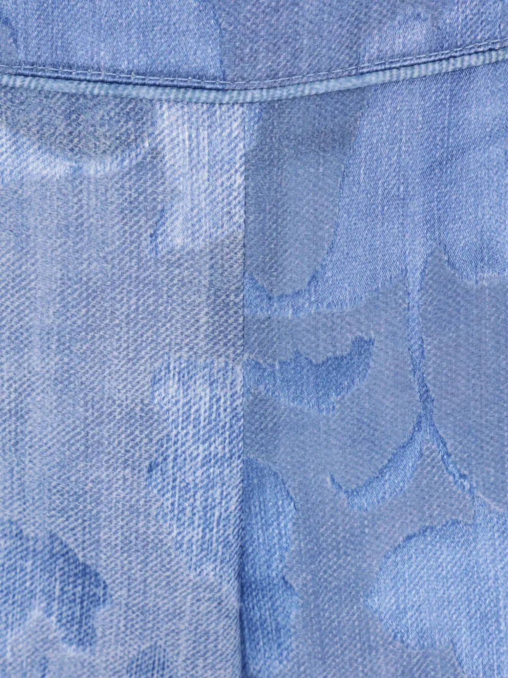 Ermanno Scervino Devorè palazzo broek met bloemenprint Blauw