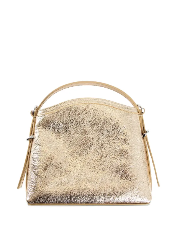 【関税込み】Givenchy ゴールド ナノ Voyou バッグ Givenchy Voyou レザー ショルダーバッグ ミニ | ゴールドトーン
