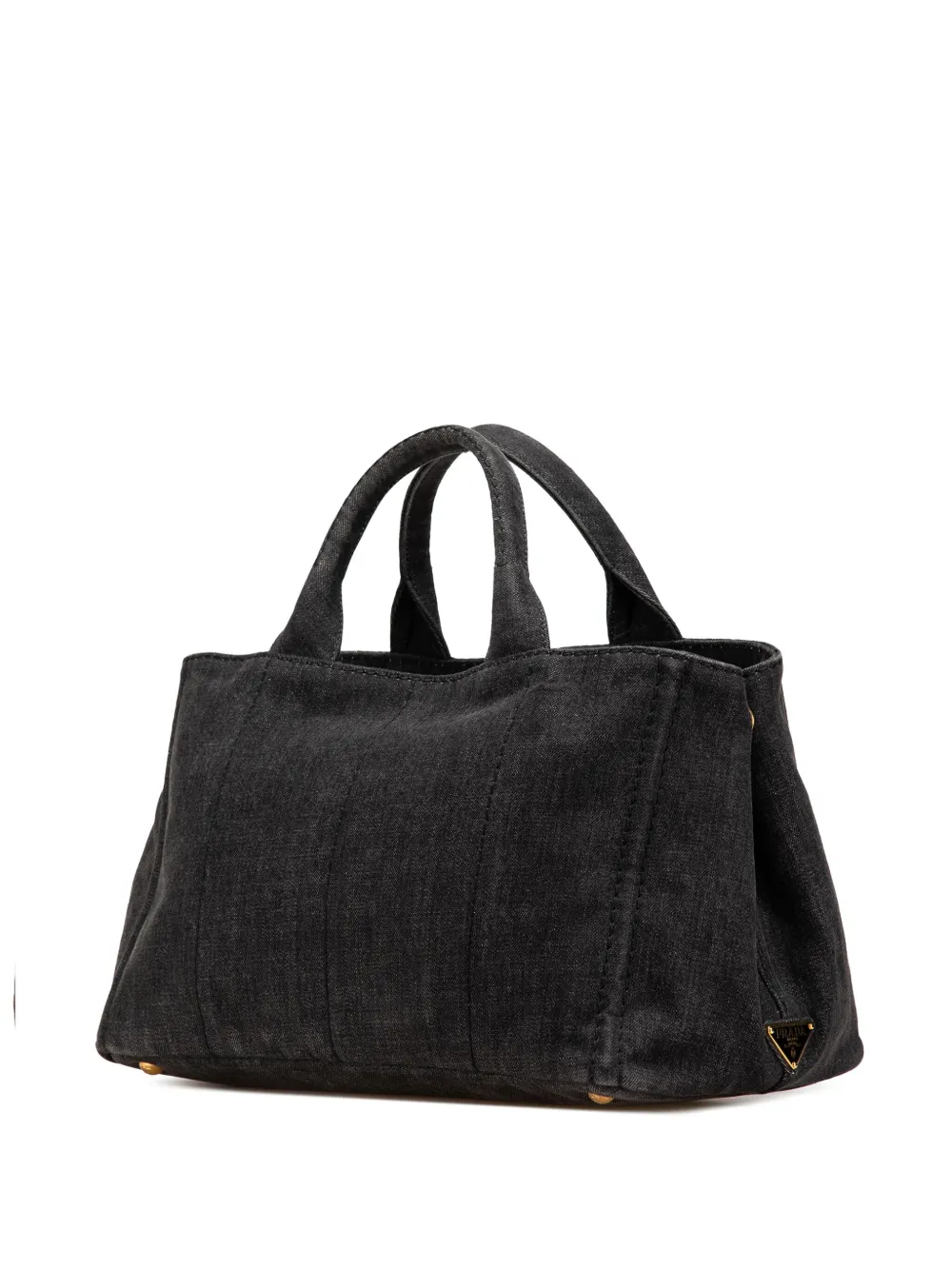 Prada Pre-Owned 2010-2024 Canvas Canapa Logo satchel | Pre-Owned | Image 2