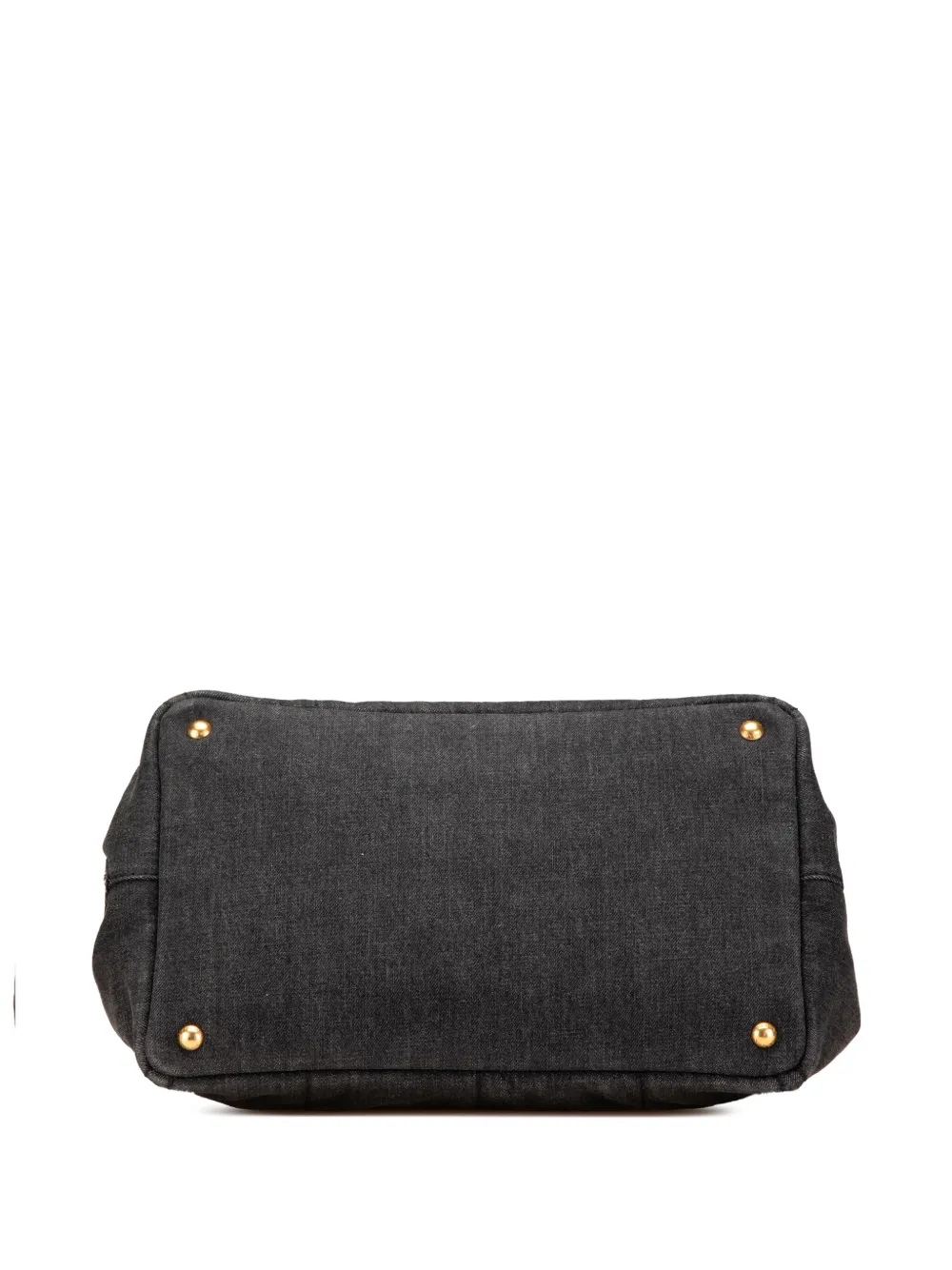 Pre-owned Prada 2010-2024 Canvas Canapa Logo Satchel In Black